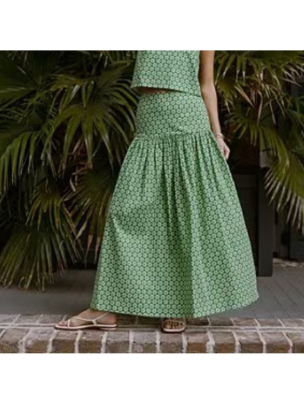 Antonio Melani x Style by Simkins Charlotte Printed Poplin Skirt